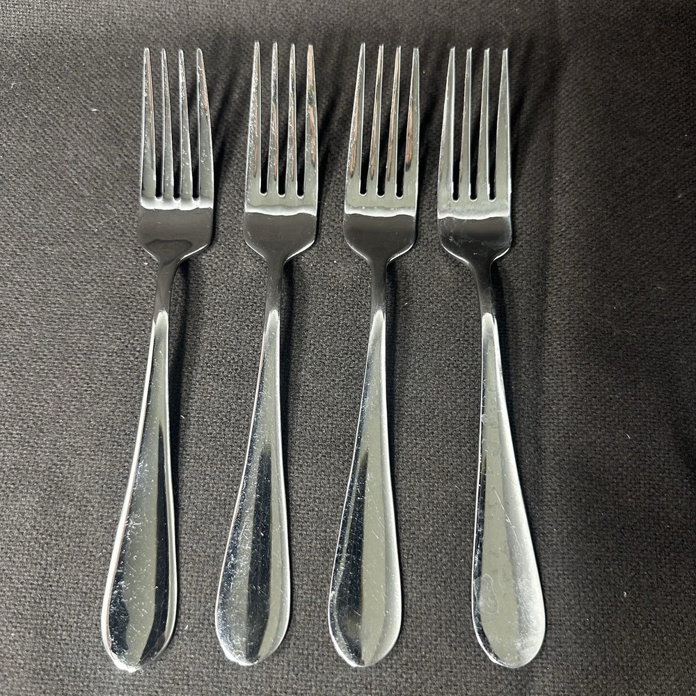 Set Of 4 Towle BOSTON ANTIQUE 18-10 Stainless Dinner Forks EUC